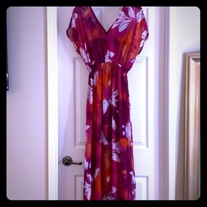 Multi colored maxi dress